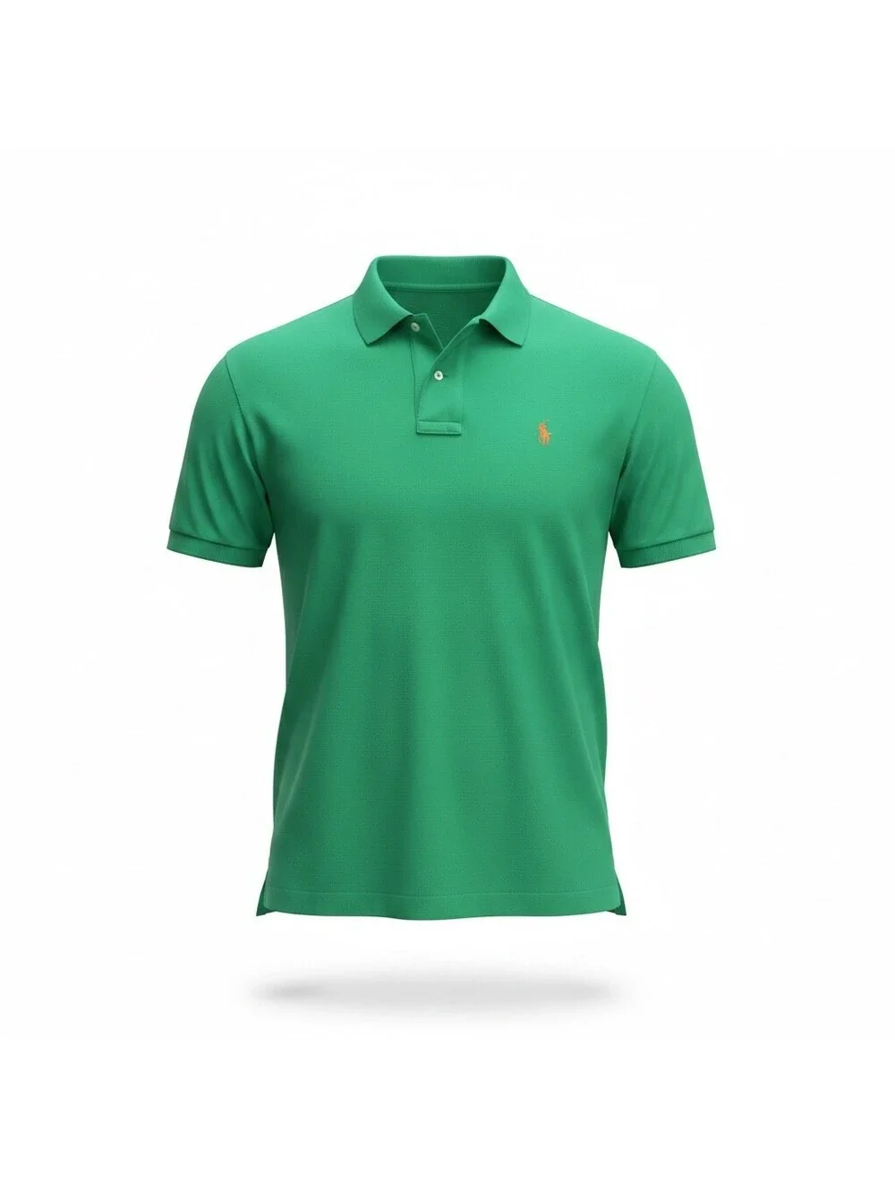 Polo Ralph Lauren Men’s XXL Green Classic Polo Orange Pony Short Sleeve